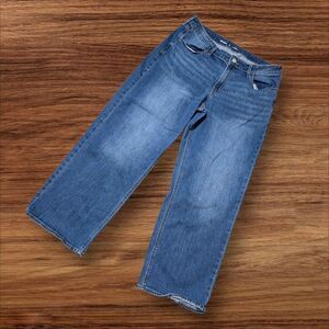 Old Navy Wow Wide Leg High Rise Blue Denim Jeans Plus Size